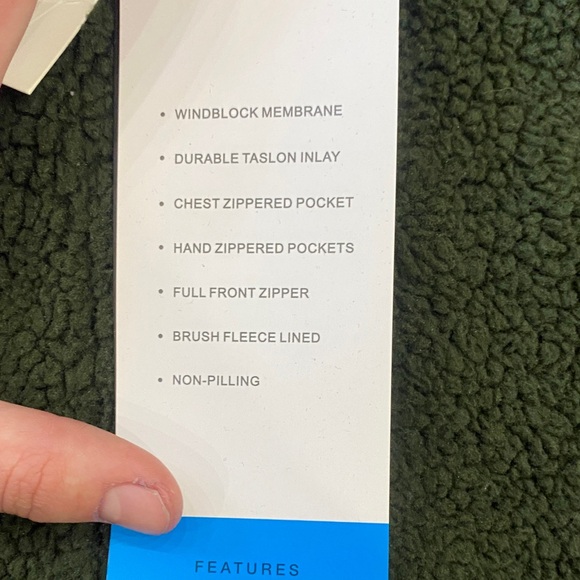 Iceburg Fleece Full-Zip Vest - Dark Green - Picture 6 of 13